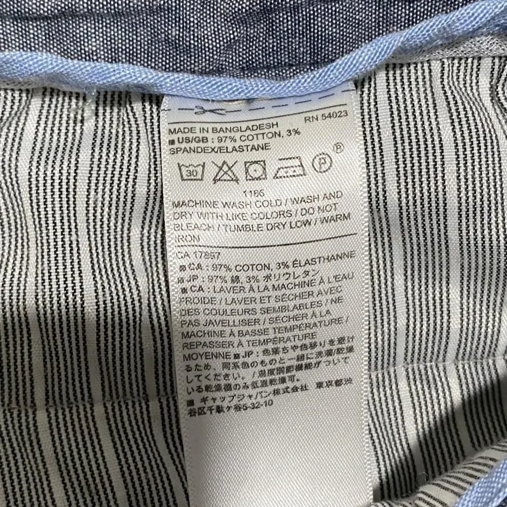 Banana Republic Fulton Chino Pant Mens 32x30 Beige Cotton Skinny Career Stretch